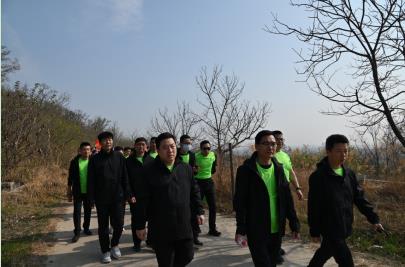 集团参加县第十三届全民健身运动 “广电网络杯”徒步健身活动